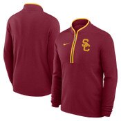 USC Trojans Men's Nike Cardinal SC Interlock Victory 1/2 Zip Top